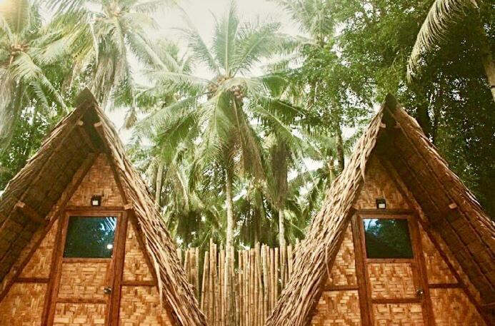 "Triangle Hut" Camp Fuego Siargao Hotel Catangnan Exterior photo